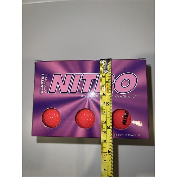 Nitro Blaster Womens Golf Balls 12 Pack New in box Hot Pink Fun Colorful - Picture 8 of 8
